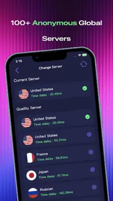 Proxy VPN - Global, Unlimited android App screenshot 1